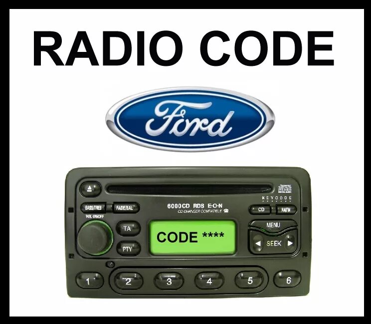 Cd код. Ford Radio Single CD 6000 code. 6000cd RDS Eon код разблокировки Форд Транзит. Ford 6000 CD сброс кода. Генератор кодов для магнитолы Форд 6000.