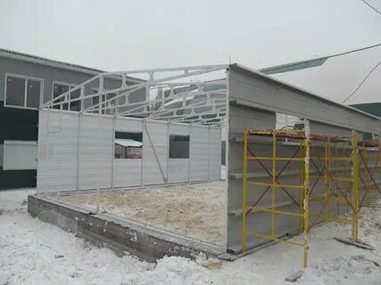 Каркас гаража под сэндвич панели