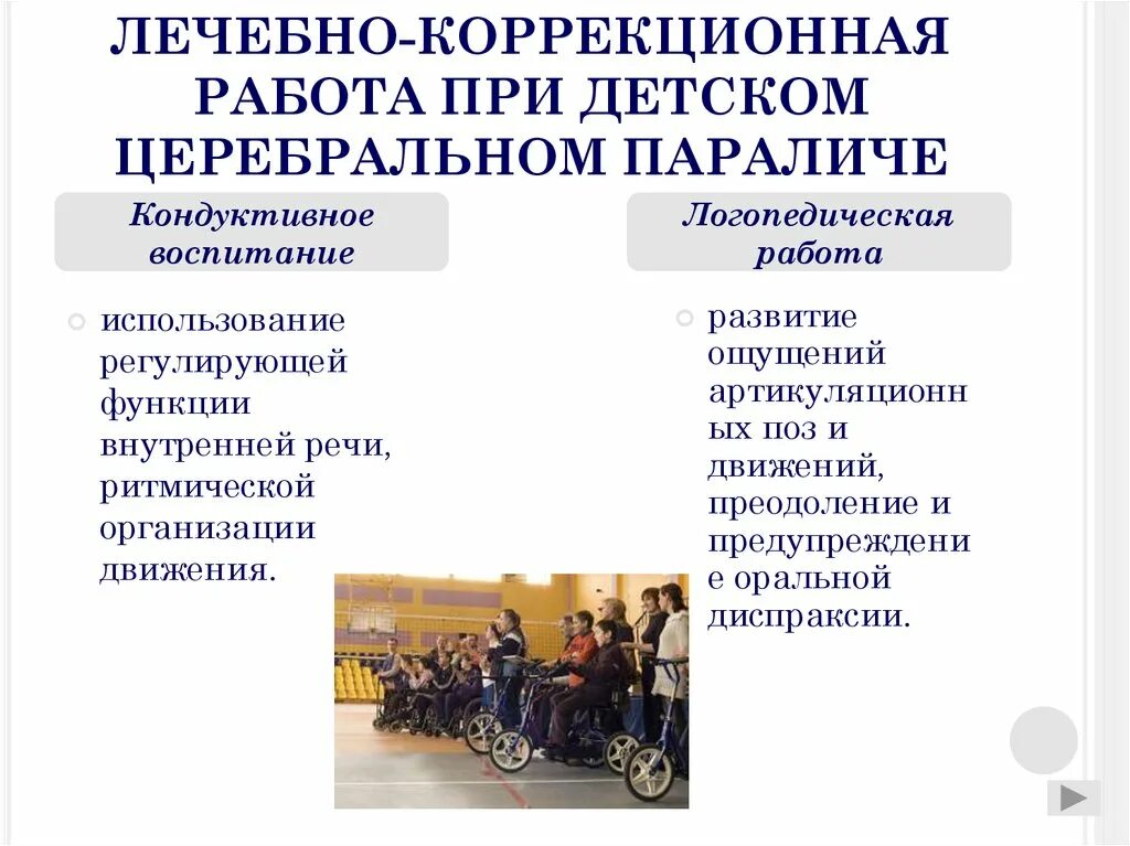 Направления работы с детьми с дцп. Лечебно коррекционная работа. коррекционная работа с детьми с дцп. лечебно-коррекционная работа при детском церебральном параличе. коррекционная работа при дцп.