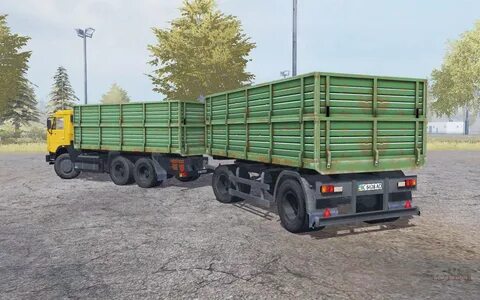 Симулятор камаз с прицепом