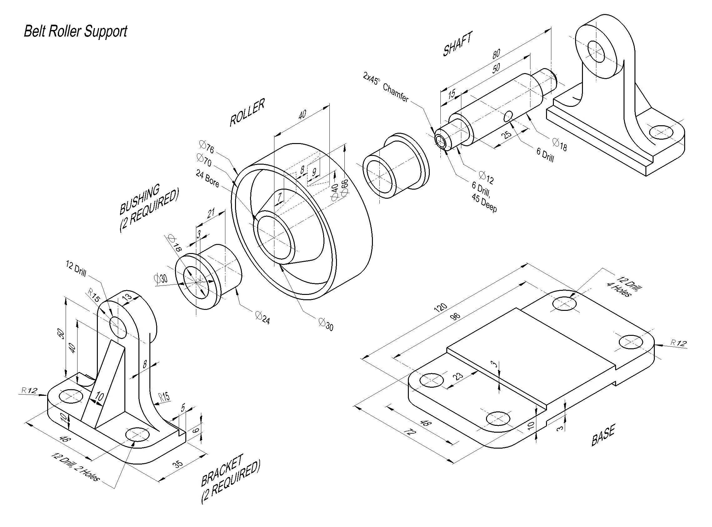Assembly drawing. Jtc-4350 чертеж. technical drawing assembly. чертеж 40 roller assembly.