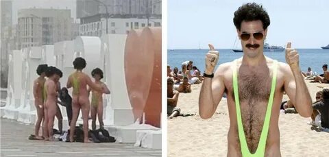 Борат На Пляже Фото.