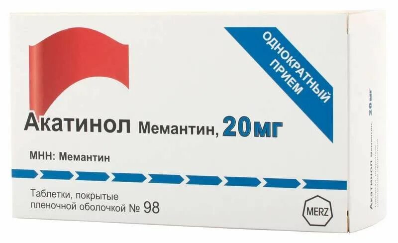 Мемантин Канон таблетки, покрытые пленочной оболочкой 10 мг 30 шт цена, купить н