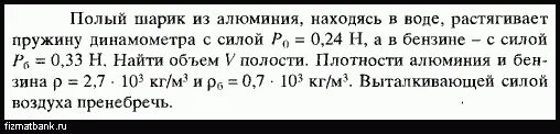 Полый шар в физике