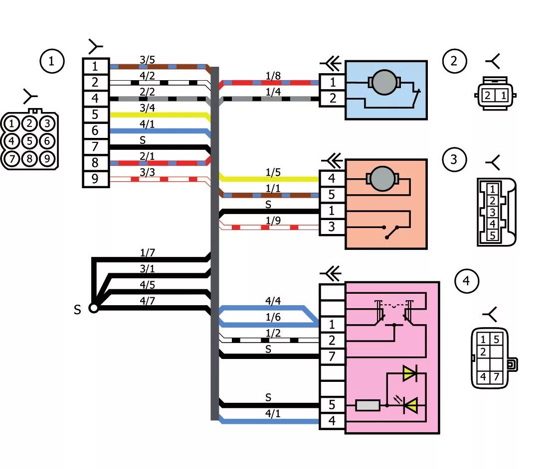 Электрические схемы калины. Блок управления стеклоподъемниками Калина 2 схема. Схема стеклоподъемников Калина 2 Люкс. Схема электрическая стеклоподъемников калины 1.