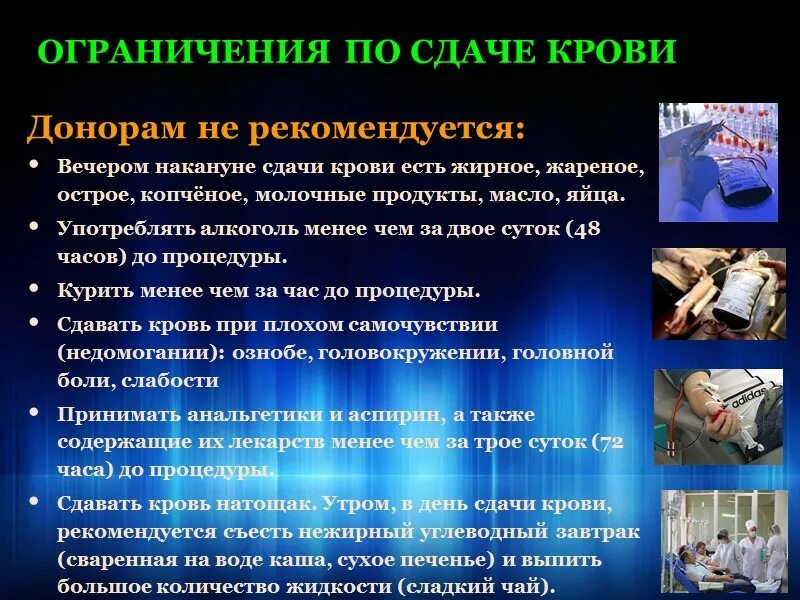 Слабость после кровотечения