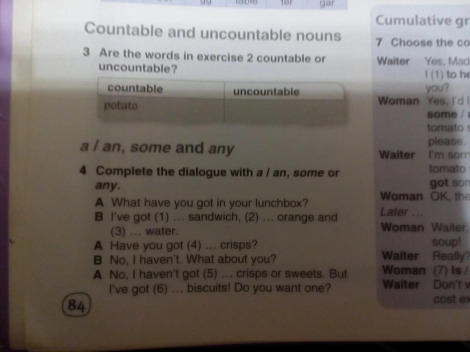 Complete the dialogue using the below. Complete the dialogues. Complete the Dialogue with the Words in the Box. Complete the Dialogue with the a an some or any ответ. Английский язык 4 класс read the Dialogue.