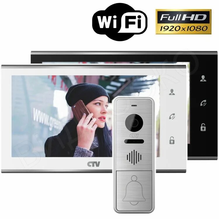 Комплект видеодомофона wi fi. CTV-dp4102fhd комплект видеодомофона. CTV dp4707ip. CTV-dp4706ahd белый комплект видеодомофона. CTV видеодомофоны 5704rk.