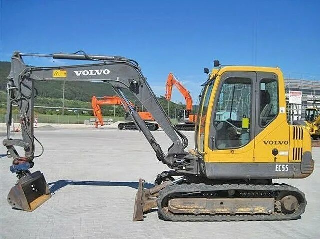 Volvo ec55d. Экскаватор Volvo ec55b. Вольво ес55 экскаватор. Экскаватор Вольво 55. Экскаватор бу вольво