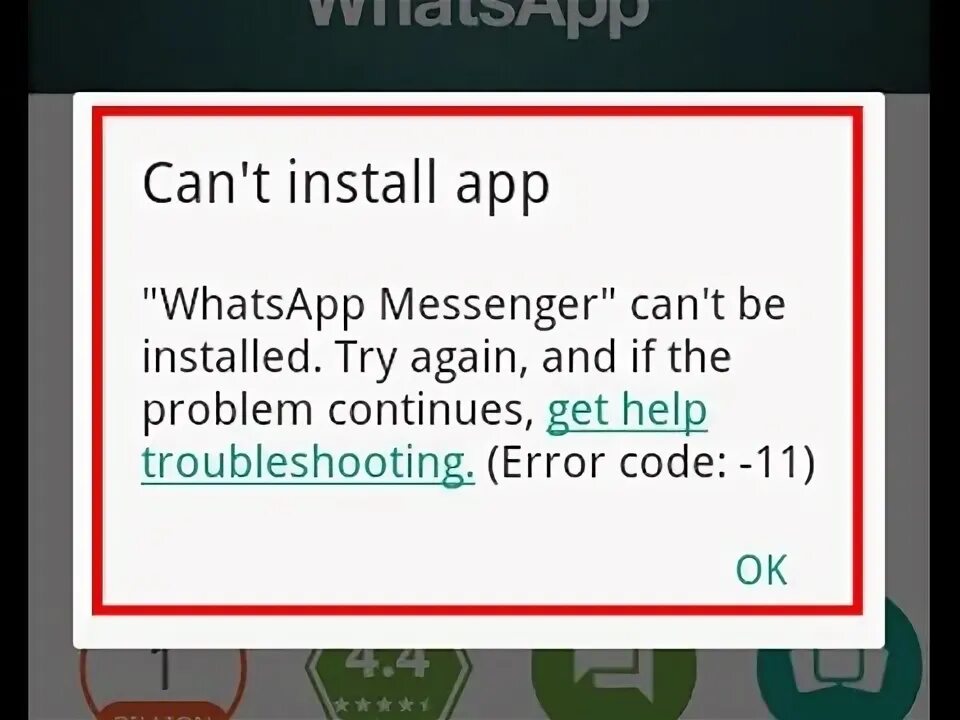 Can t install app. App isnt installed перевод.