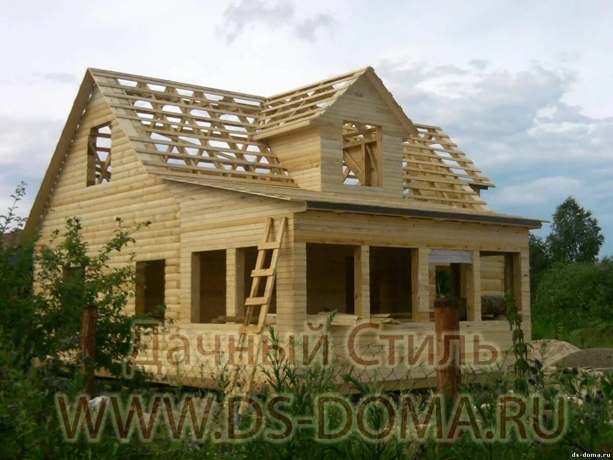 Крыша с кукушкой фото Построенные дома ПрофДом 53