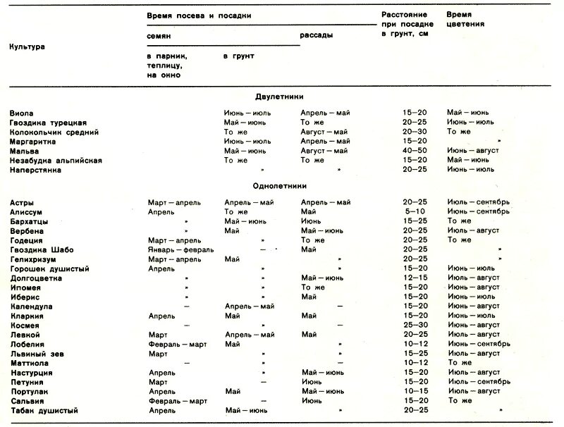 Сроки посева цветов на рассаду. Норма посадки однолетних цветов на 1 м2. Таблица сроки посева однолетников. Норма высадки растений на 1 м2. Норма высадки цветов на м2.