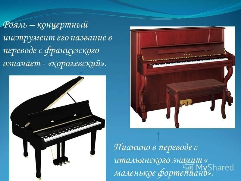 Фортепиано 2 класс. Какой муз инструм в переводе с французского значит королевский. Какой инструмент в переводе означает королевский. Инструменты предшественники фортепиано. Клавишные музыкальные инструменты.