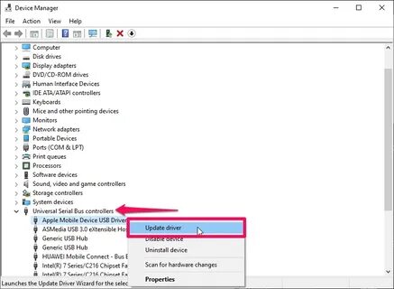 Драйвер apple mobile device usb driver