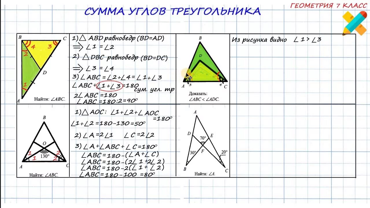 Внешний угол треугольника задачи на готовых. Задачи по геометрии 7 класс треугольники сумма углов треугольника. Задачи на теорему о сумме углов треугольника 7 класс. Сумма углов треугольника задачи на готовых чертежах с решением. Задачи на треугольники 7 класс геометрия.