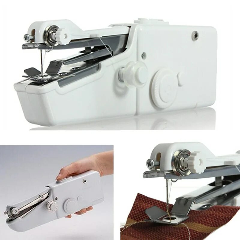 Ручная швейная машинка видео. Портативная швейная машинка the Handheld Sewing Machine. Мини швейная машинка Mini Sewing Machine. Портативная швейная машинка ручная sm202а. Mini Overlok швейная машина.