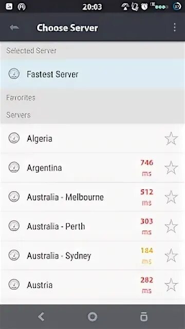 Fastest server