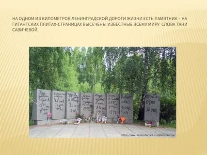 Дорога жизни километров