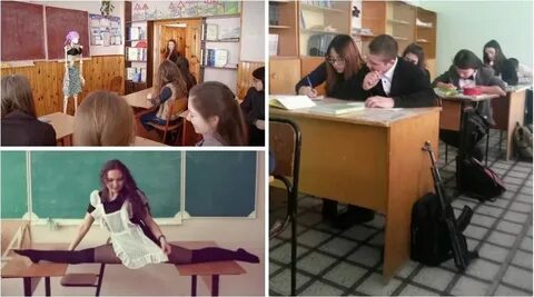 После последнего урока за крайним домом