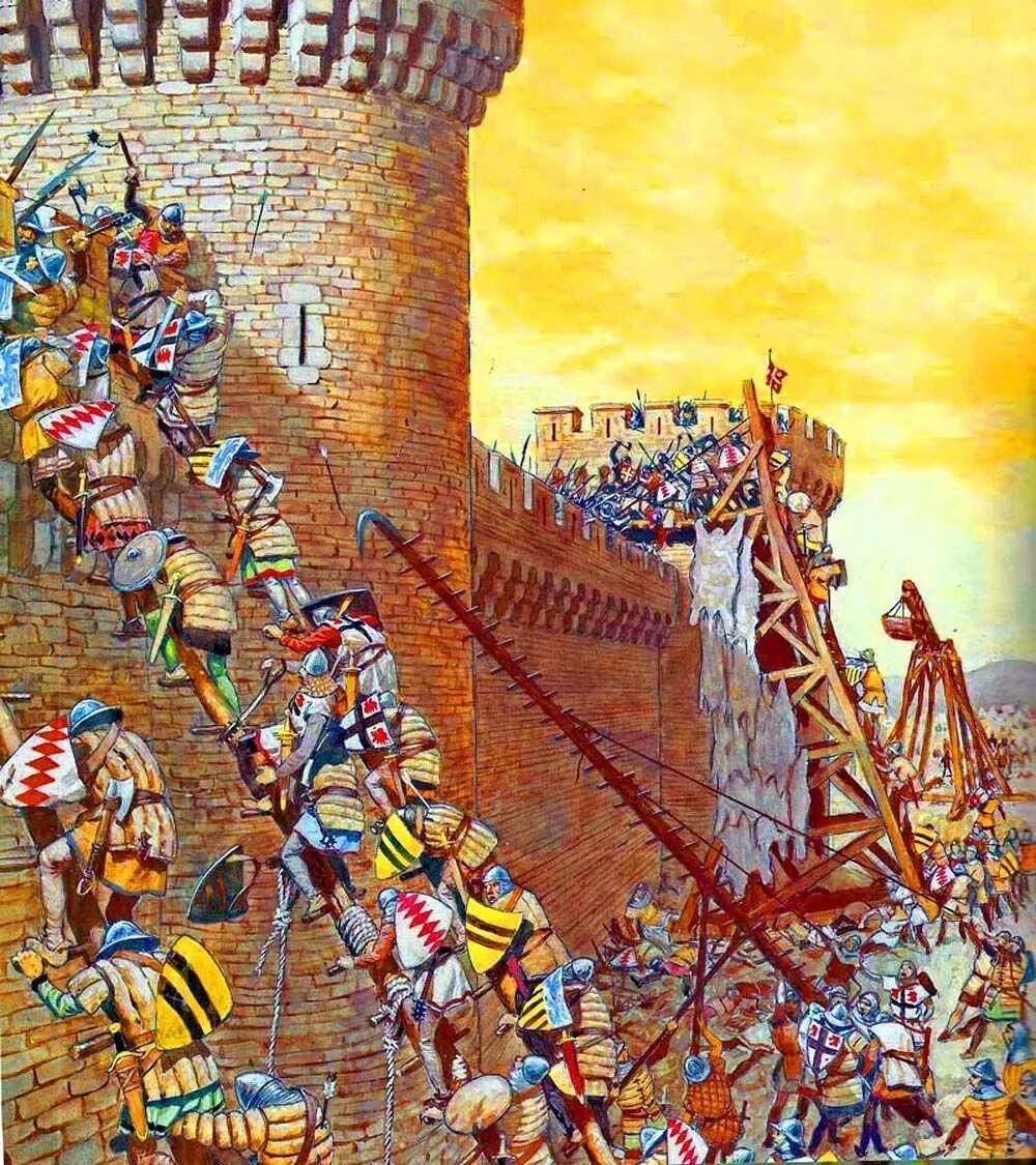 Нападение на замок. Осада Кале (1346). Осада Кале 1558. Castle Siege Осада замков. Подкоп Осада крепостей средние века.