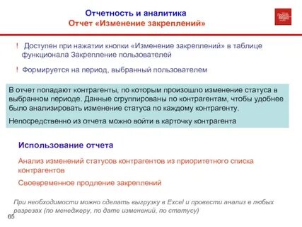 Отчеты аналитиков