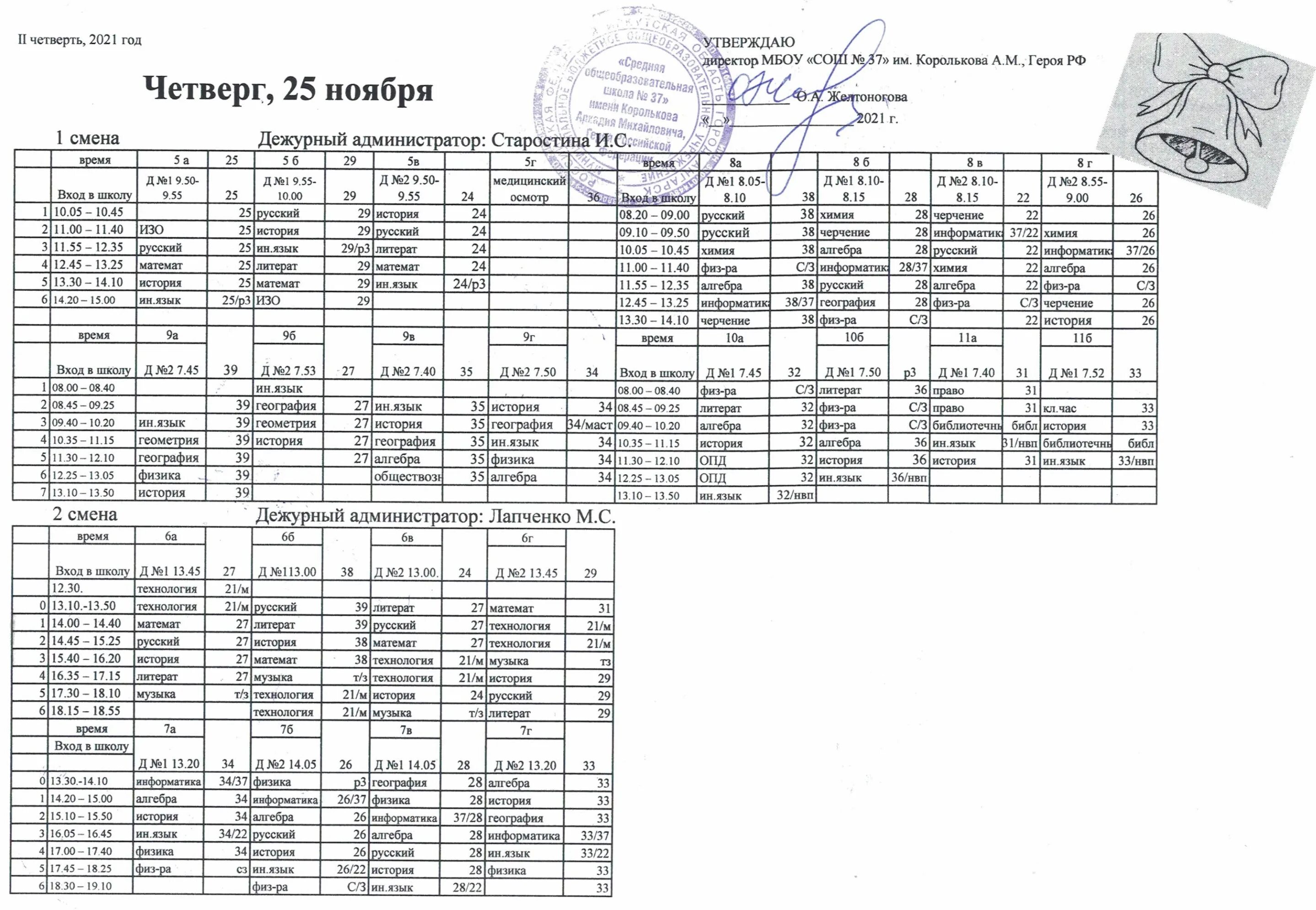 Расписание уроков на четверг. Расписание занятий 111 школа Самара. Расписание уроков школы 37 Воронеж. Школа 37 Мурманск расписание уроков. Расписание 37 родники