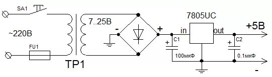 Блок питания 5 вольт 1 ампер схема. Схема трансформаторного блока питания на 5 вольт. Стабилизатор напряжения 5 вольт 5 ампер схема. Схема блока питания на 12 вольт 2 Ампера. Схема блока питания 5 вольт