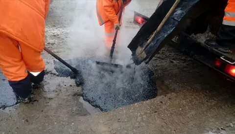 Литым асфальтом