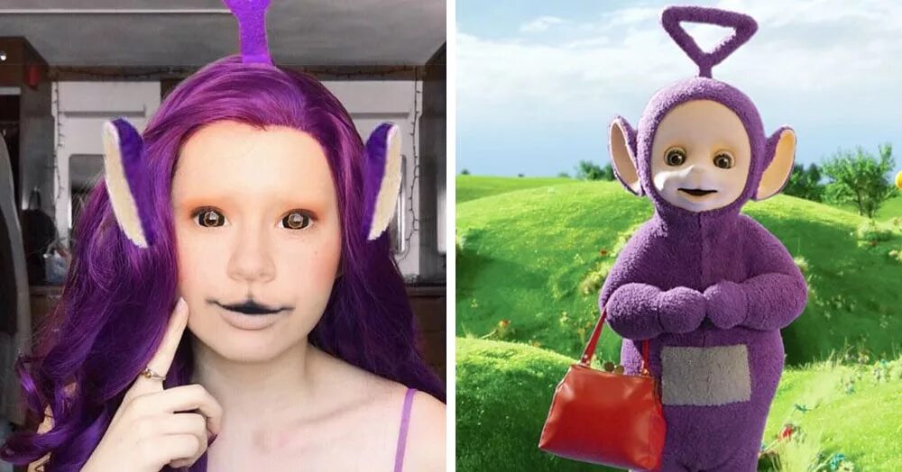 Thicc lady teletubbies cosplay ese