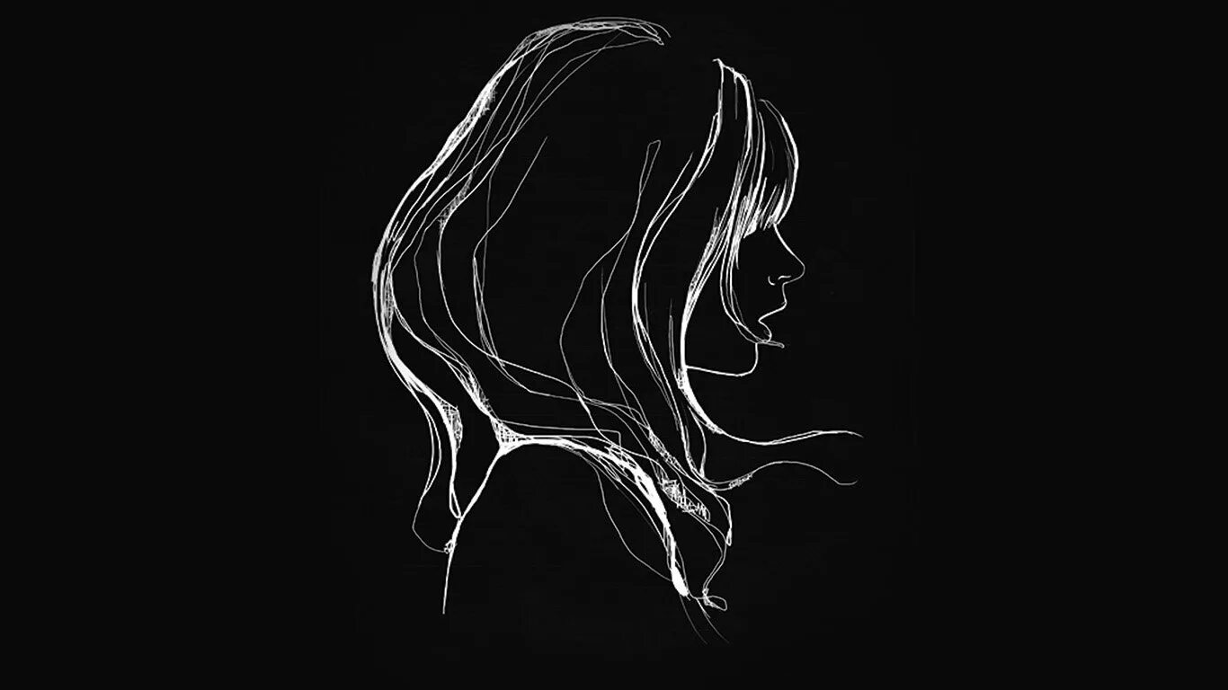 Рисунки на темном фоне. Силуэт девушки на темном фоне. рисунки на черном фоне. женский силуэт на черном фоне.