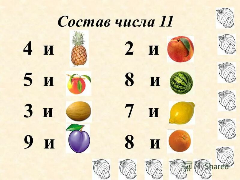 Состав чисел 2 3 4 5. Состав чисел 2 3 4 5