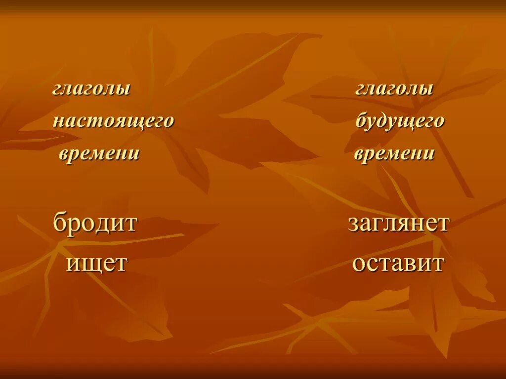 Глаголы настоящего времени. Изменить глаголы по временам гулять. Глагол будущего времени бродить. Бродить время глагола.