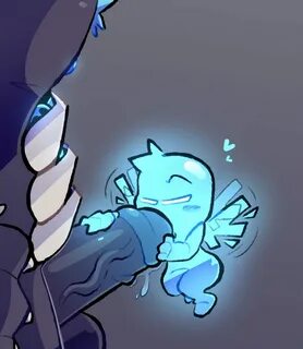 Allay Hentai Art, Warden Hentai Art - Heart, Male, Precum Drip, Size Difference,