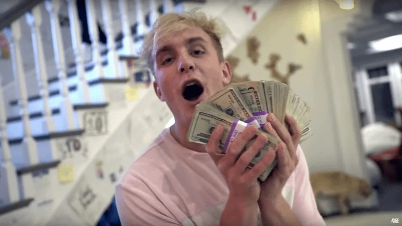 Заработок блогера. Jake Paul. Блогер зарабатывает деньги. Джейк пол деньги. Игра на которой зарабатывают блоггеры.