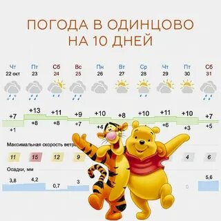 Погода в одинцово в ноябре