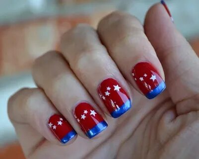 Красные и синие ногти к чему