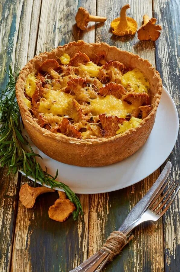 Сыр с грибами лисичками. Пирог с лисичками и сыром. пирог с грибами лисичками. киш с лисичками и сыром. шведский сырный пирог.