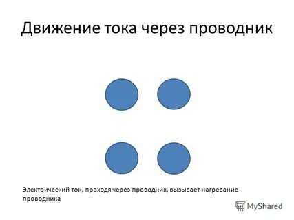 Ток проходит через проводники