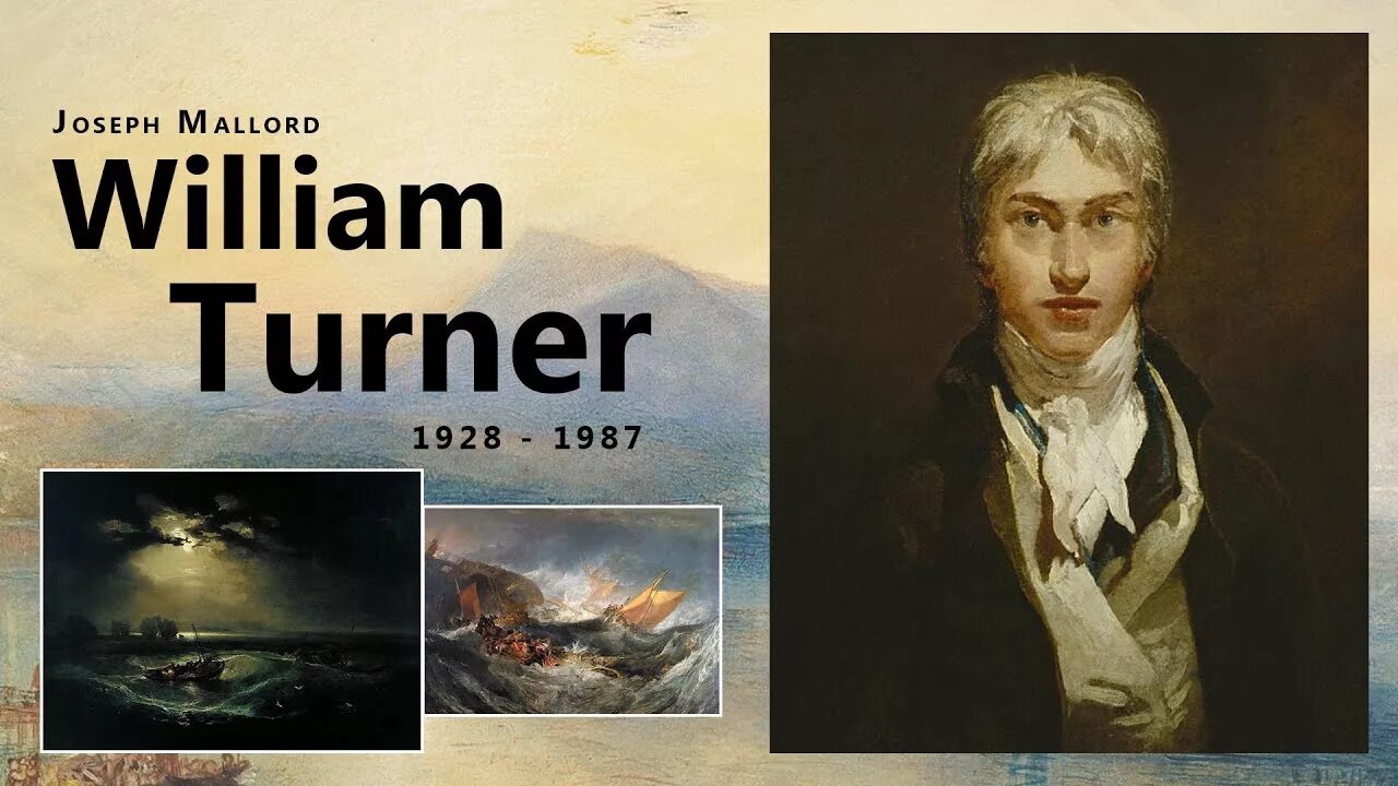 Joseph Mallord William Turner портрет. Уильям Тернер (1775-1851).