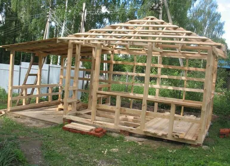Как сделать беседку своими руками из досок