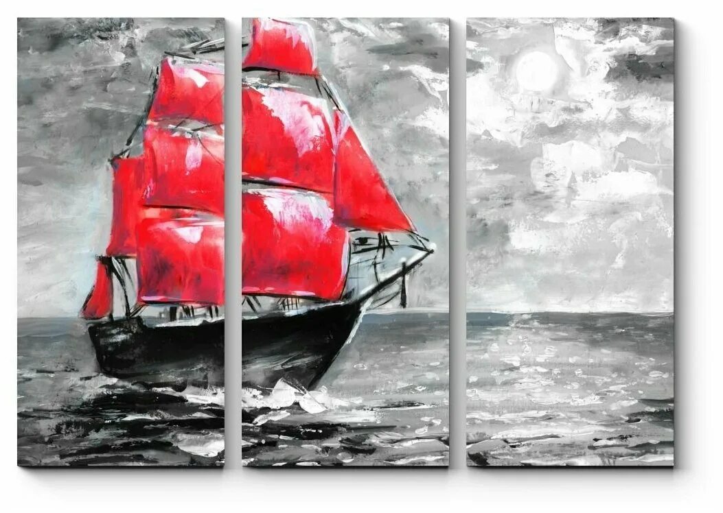 Триптих море картины. Пятимодуль tl-pm0017 toplight. Постер 34 "закат" 100х66 см. Vintage sailing. Судно триптих 8 букв.
