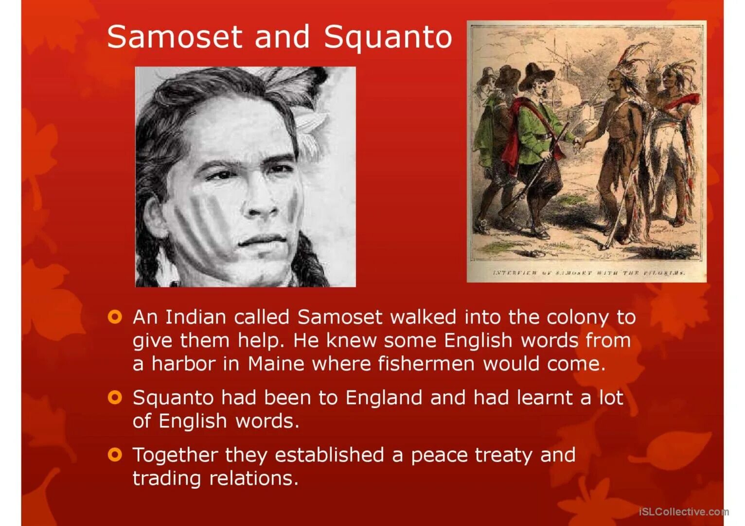 Squanto. Squanto Thanksgiving. Squanto краткая биография.