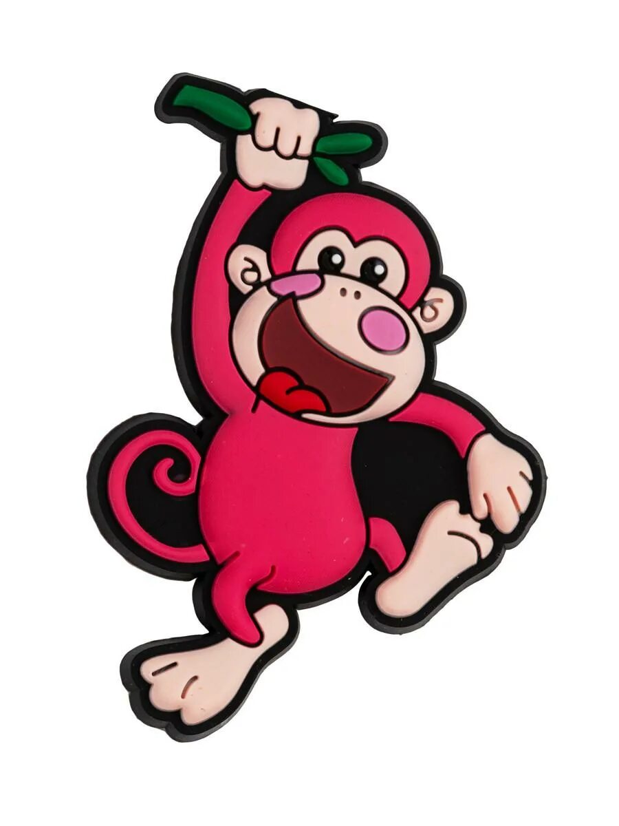 Розовая обезьяна. Магнит обезьяна. Мартышка в розовом. Обезьяна розовая обезьяна.