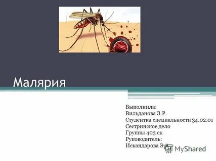 Буквы малярия