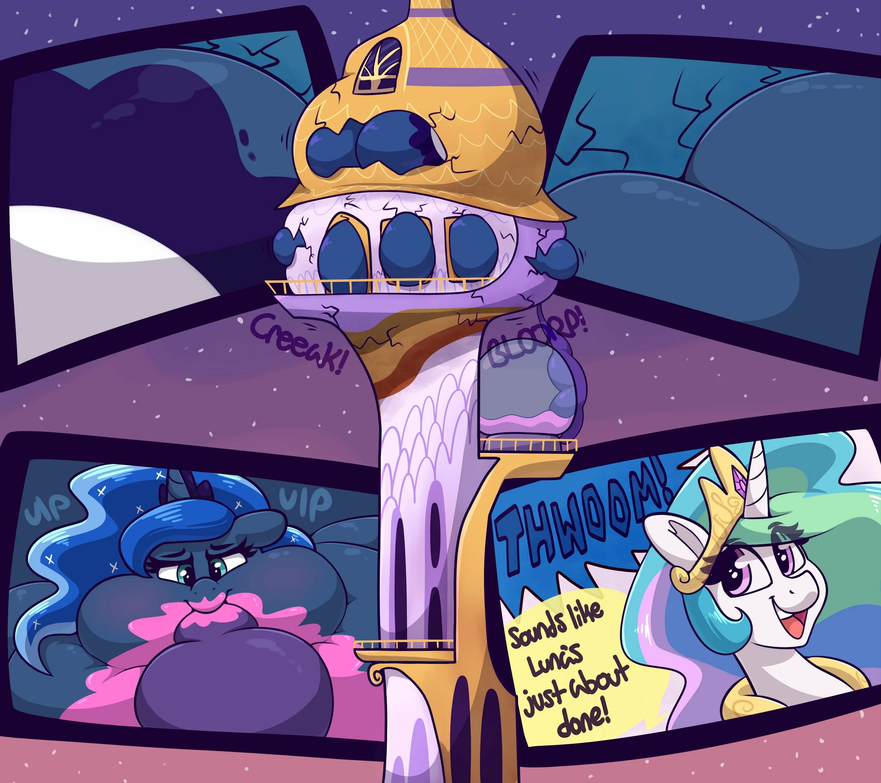 Rule 34 луна. Graphenescloset. Celestia big belly лошадь. Graphenescloset Comic. #2818023 - Questionable, artist:graphenescloset, Princess Celestia, Princess Luna, alicorn, Pony, Series:Luna's blubbering, Bell.