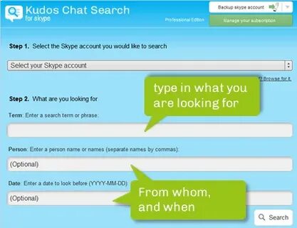 Chat search