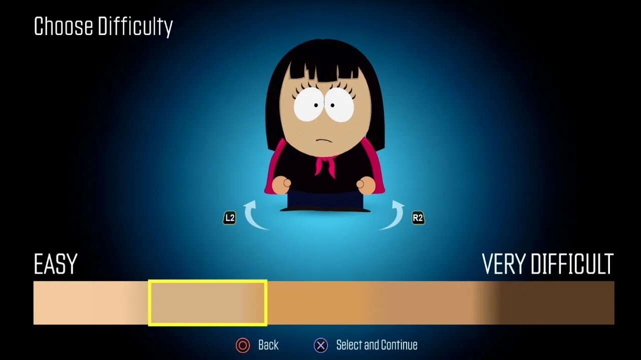 The game are difficult. Выбор сложности в игре Южный парк. Южный парк уровень сложности. Уровень сложности в Южном парке. South Park Fractured but whole сложность.