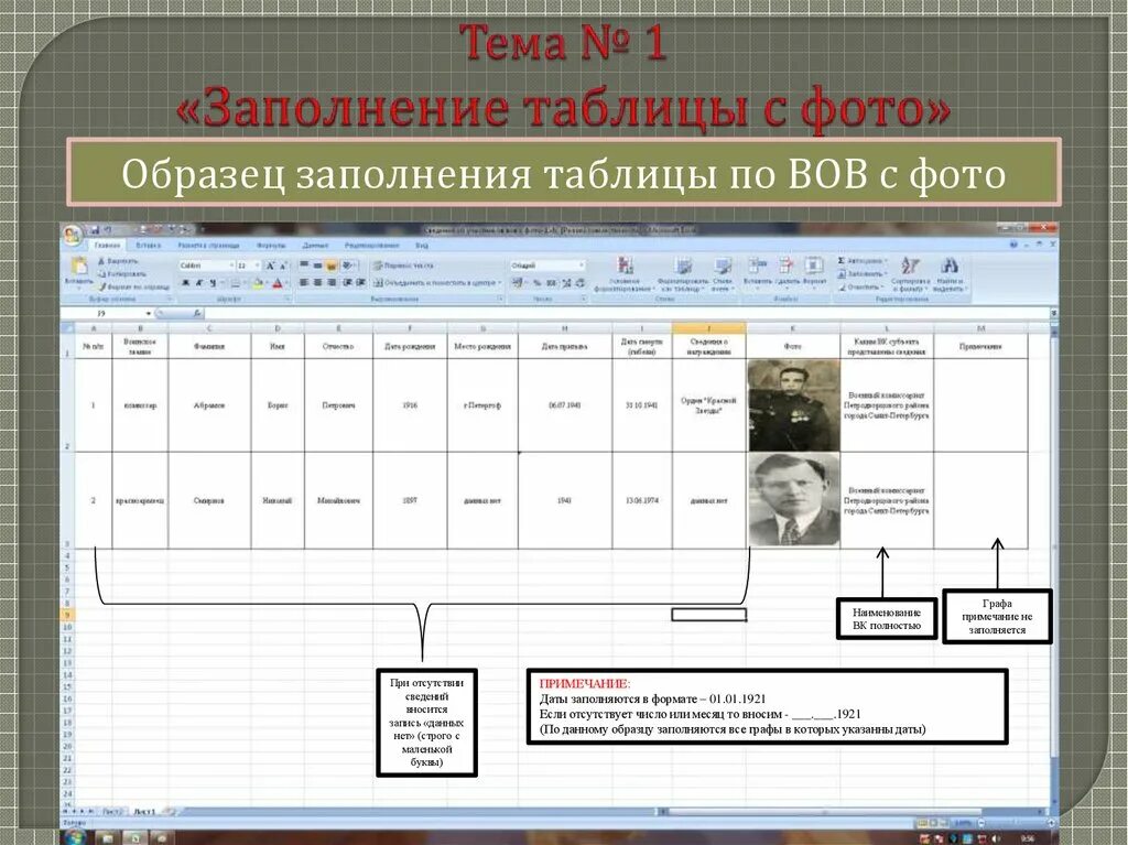 Дать название модели заполнить таблицу Первое заполнение Shtampik.com