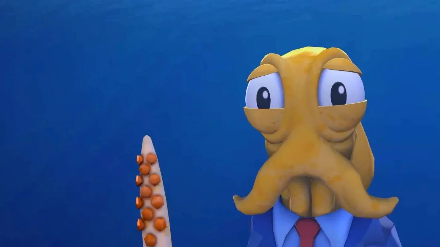 ОКТОДЕД игра. Octodad: Dadliest catch на 2. Octodad 2010. Папа осьминог игра. Игра кальмара папа