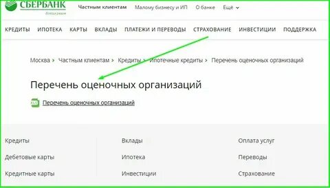 Аккредитация оценщиков в сбербанке